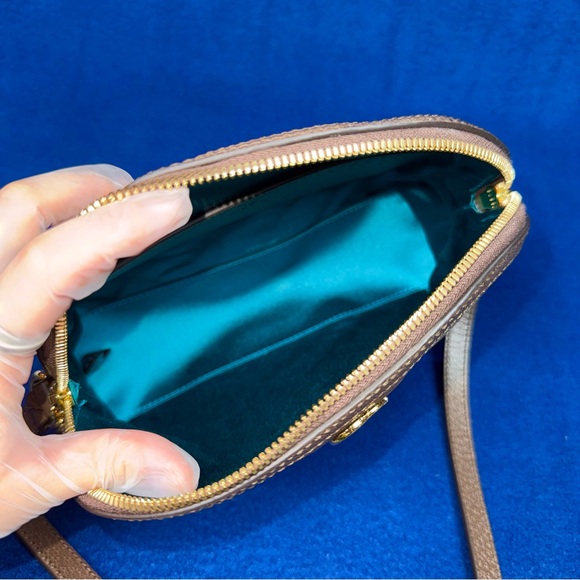 Authentic Gucci Ophidia Small Shoulder Bag GG domed shape silk lining Luxury - Picture 11 of 15